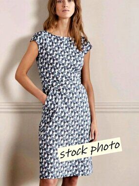 boden aubrey cotton midi dress Boden Aubrey Cotton Midi Dress 4P
